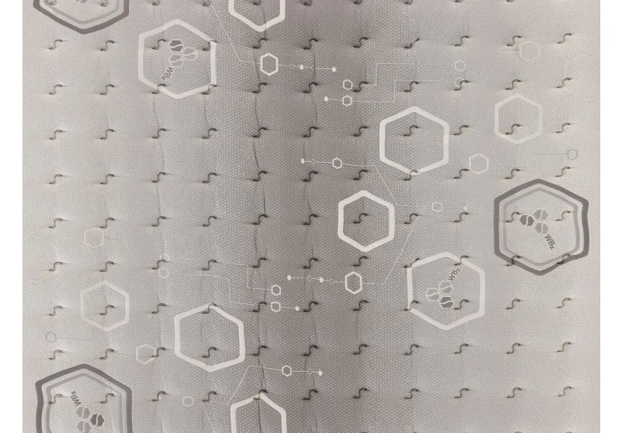Colchón WBx 500 de Flex, de muelles y viscoelástica, detalle del acolchado Colchón WBx 500 de Flex, de muelles y viscoelástica, detalle del acolchado