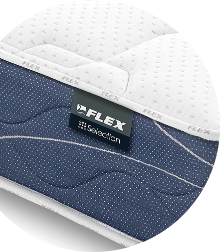 Colchón Palani de Flex, de muelles, detalle.