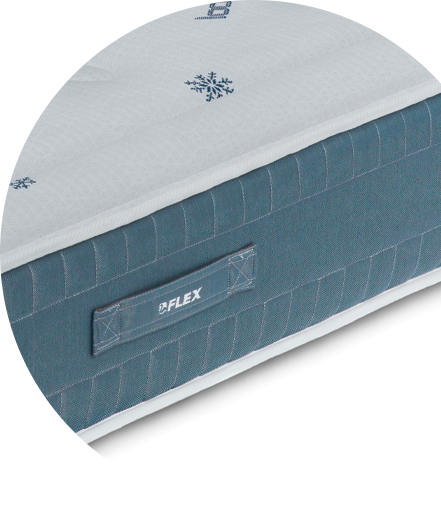 Colchón Flex Fresh Cool Multielástic, detalle platabanda