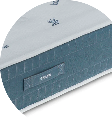 Colchón Flex Fresh Cool Multielástic, detalle platabanda