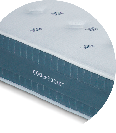 Colchón Flex Fresh Cool Pocket, detalle acolchado